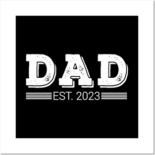 Promoted to Dad est 2023 Posters and Art